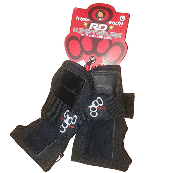 NWT-Triple Eight RD Ladies XL Wristsaver Wrist Guards Roller Derby - Picture 6 of 13